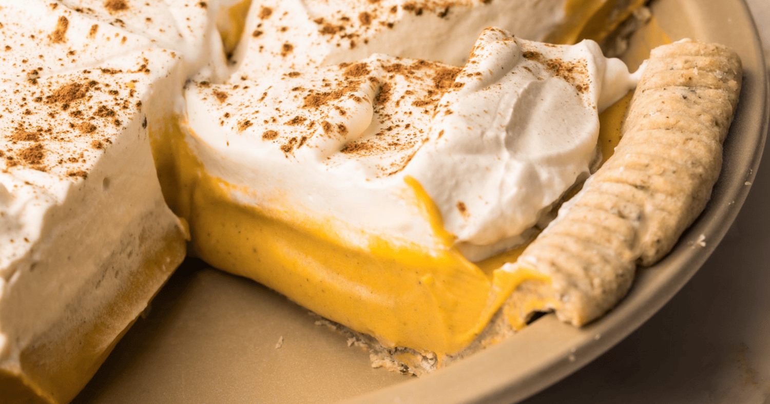 Pastel de crema de calabaza