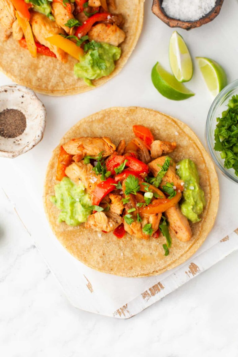 Fajitas de Pollo Fáciles y Rápidas