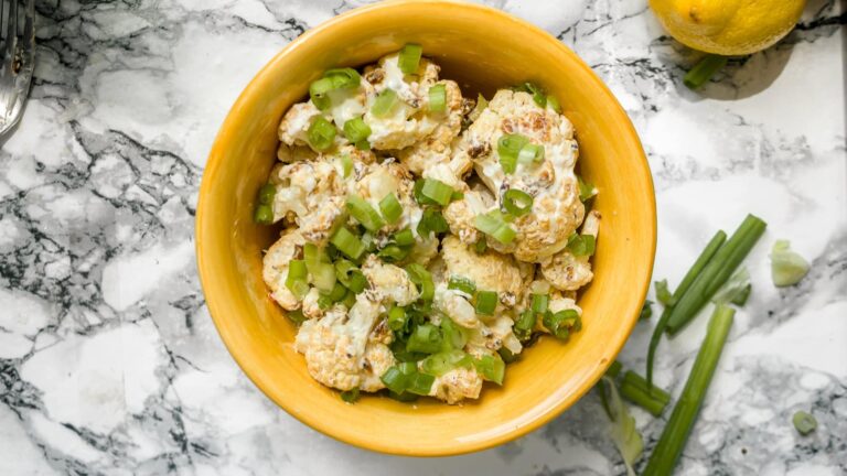 Coliflor Asada Cremosa