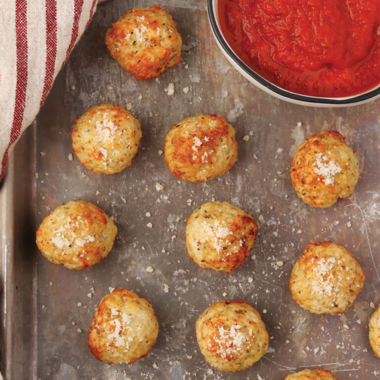 Albóndigas de Pollo Rápidas en Freidora de Aire