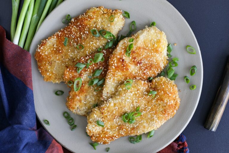 Cortezas de Pollo con Sésamo