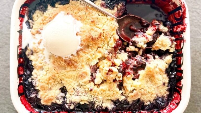 Crumble de Cereza Fácil