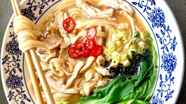 Receta de Ramen Sin Gluten con Pollo