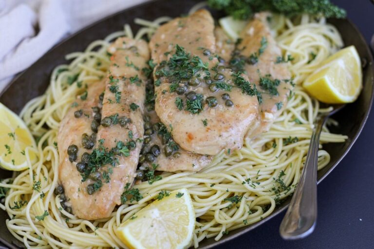 Pollo Piccata Fácil - Comida Saludable