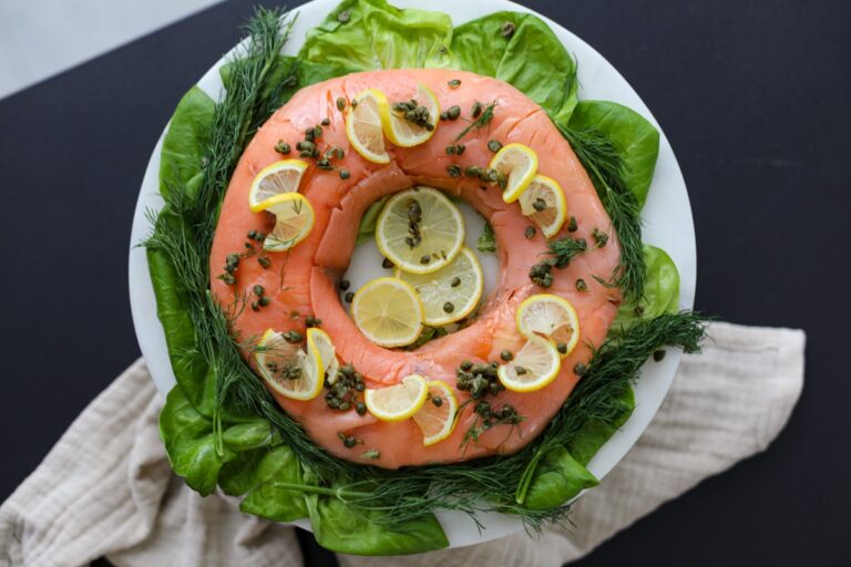 Anillo de Salmón Ahumado – Comidas Saludables
