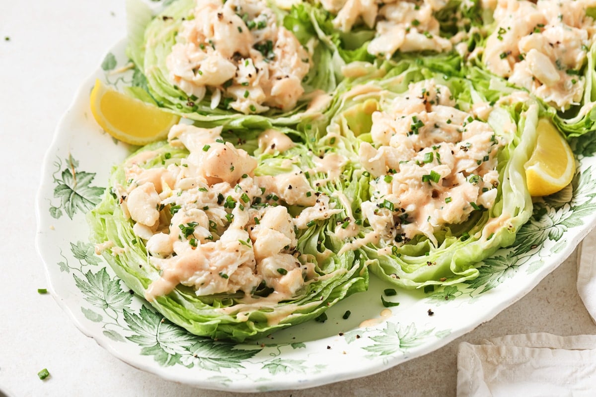 Cangrejo como ensalada: Receta Fácil