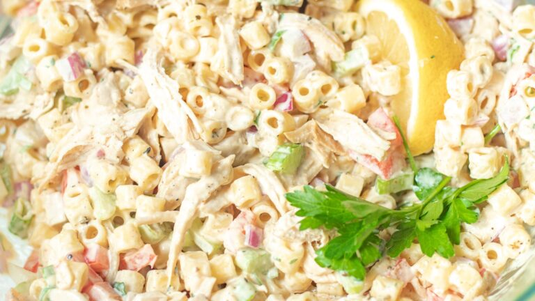Receta de Ensalada de Macarrones con Pollo