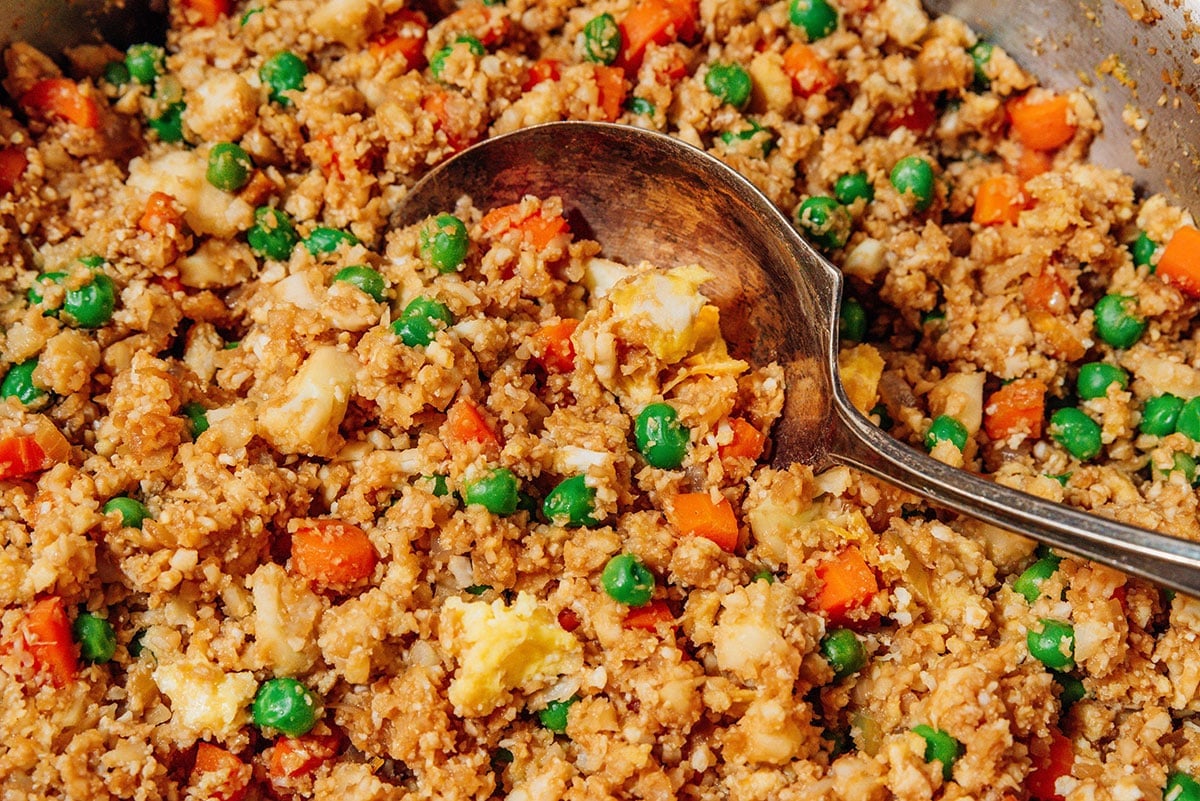 Arroz Frito de Coliflor | Comida saludable