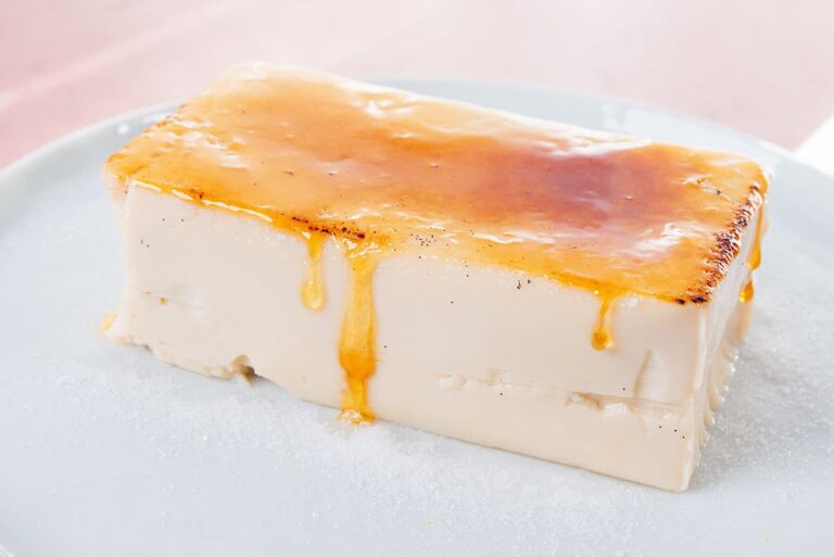 Crème Brûlée de Tofu con Vainilla (¡Sin Mezclar!)