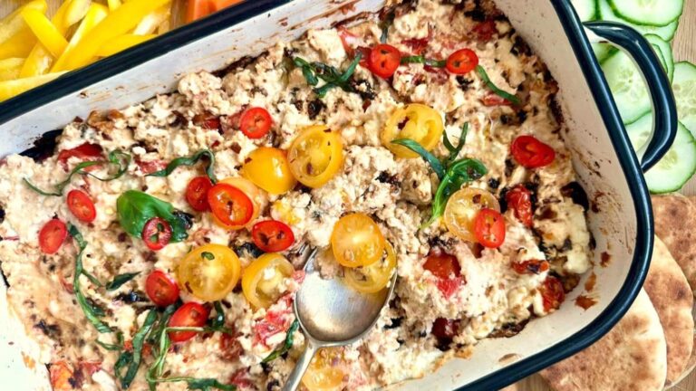 Dip de Feta al Horno con Miel