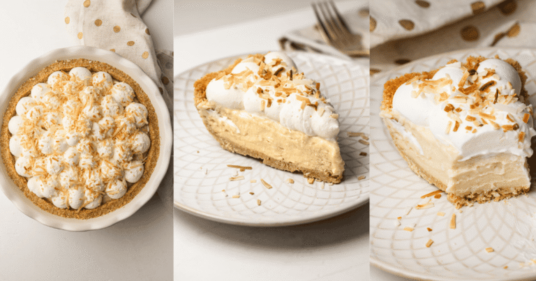 Tarta de Crema de Coco Triple