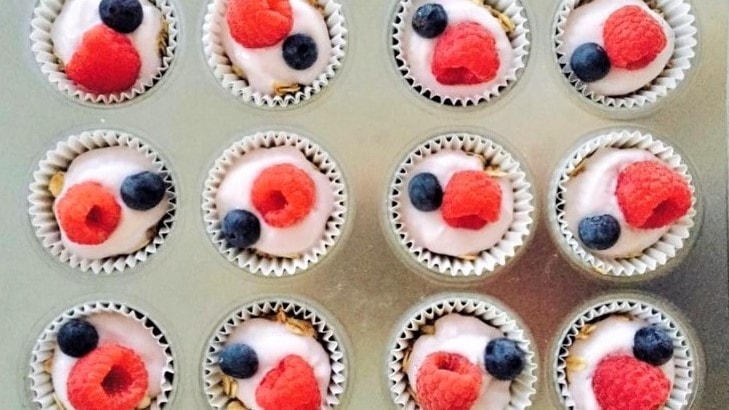 Bocaditos de Yogur Congelado Frutal