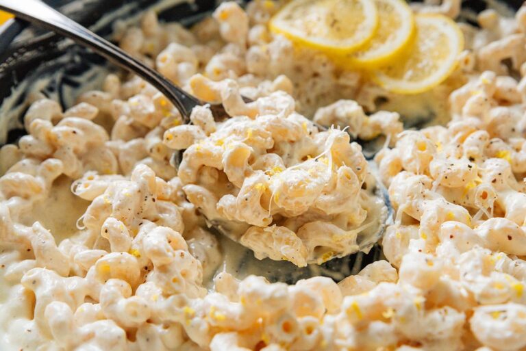 Pasta con y Limón Pimienta