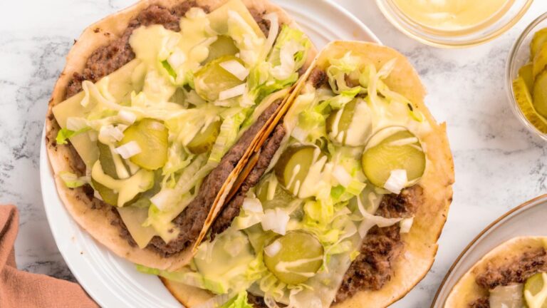 Tacos Big Mac Virales (Tacos Smash Burger)