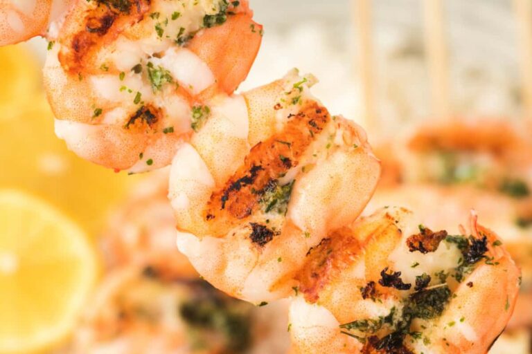 Camarones a la parrilla