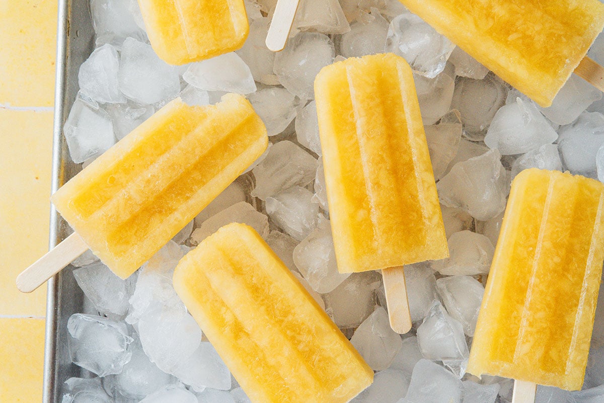 Palanquetas de Piña con Vinagre de Sidra de Manzana