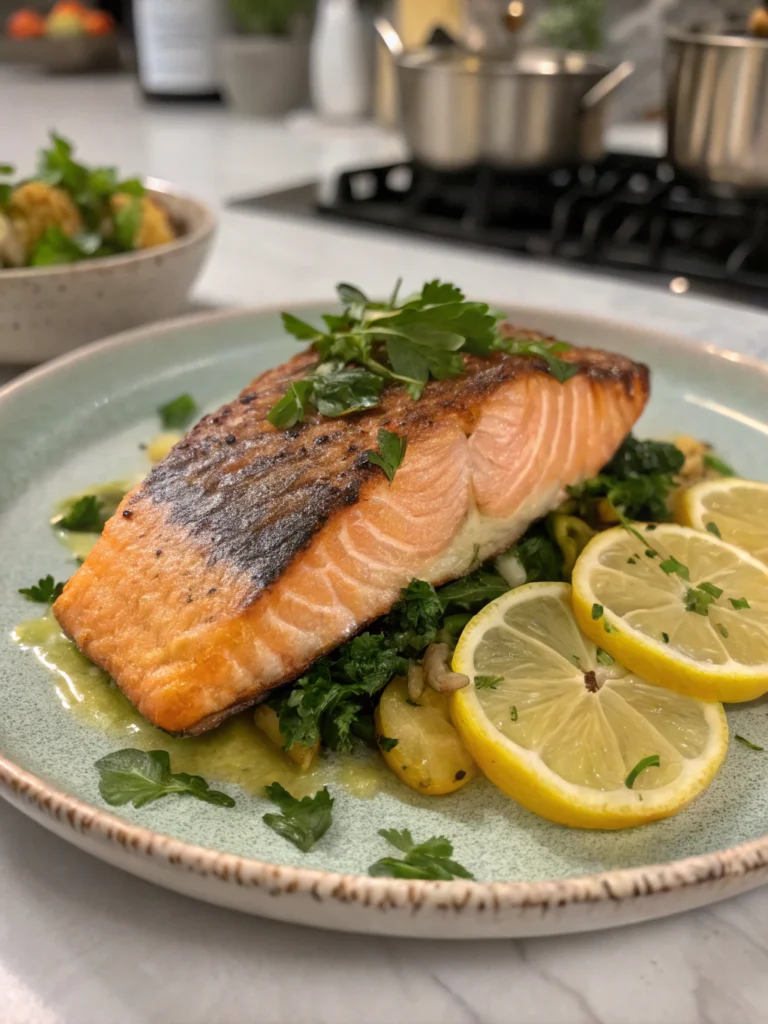Salmón al Horno en horno