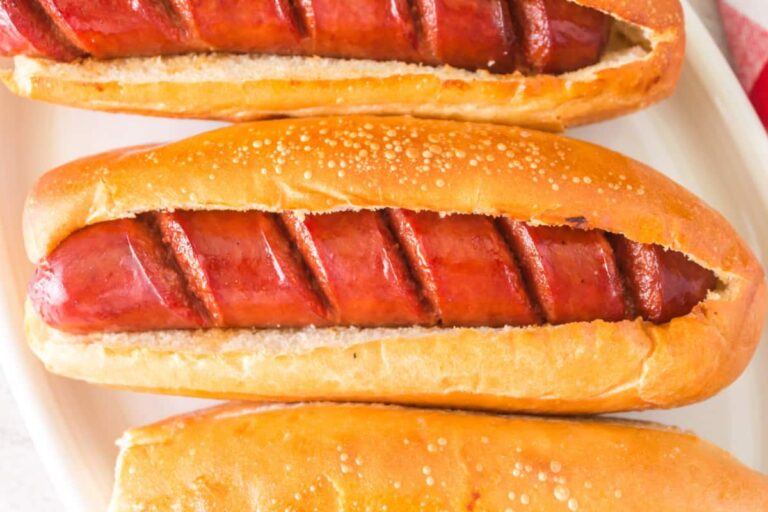 Perros Calientes en la freidora de aire